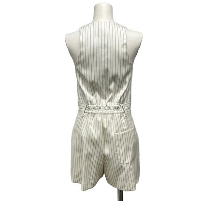 Louis Vuitton All in One 34 S Jao Ivory Black Short Striped Shoulder Bag