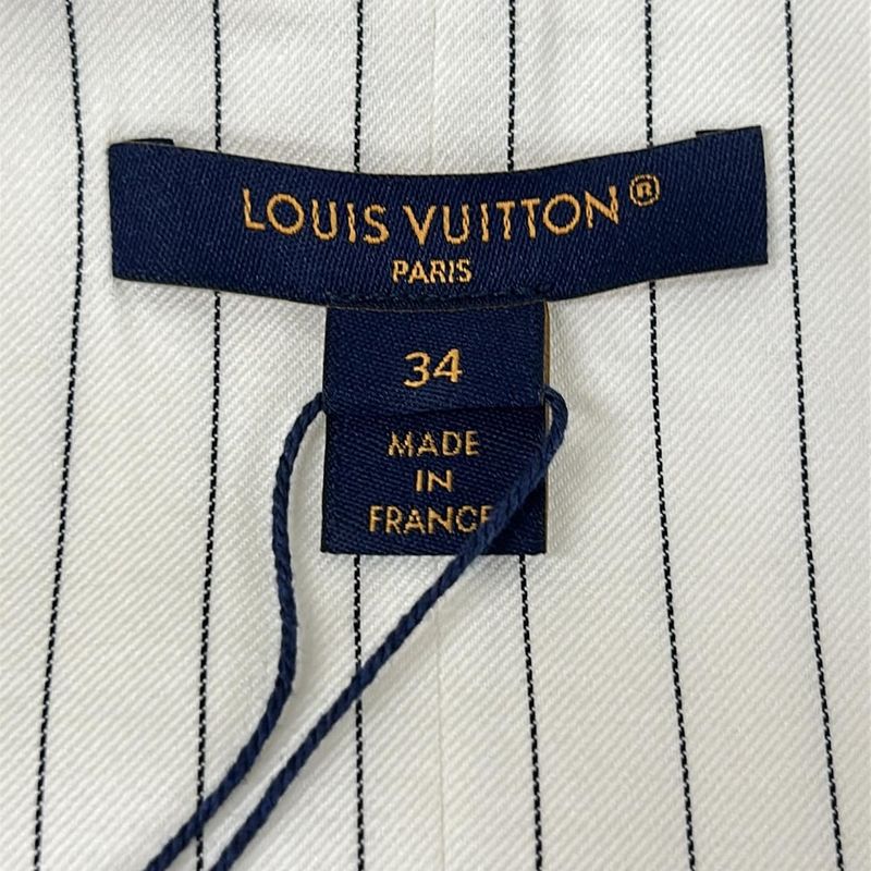 Louis Vuitton All in One 34 S Jao Ivory Black Short Striped Shoulder Bag