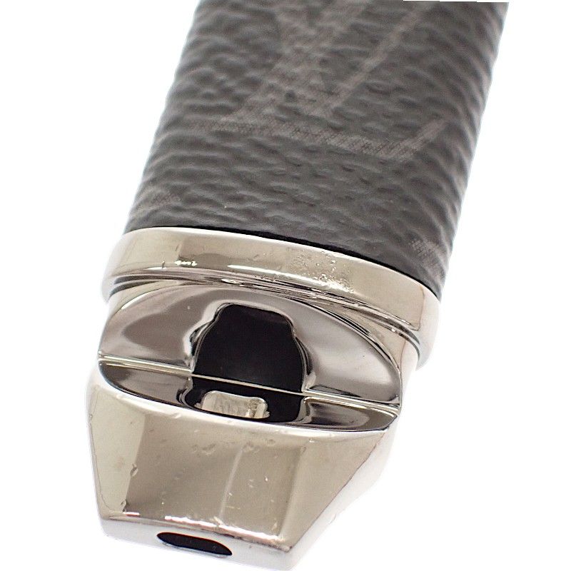 Louis Vuitton Porte Cles Whistle Key Holder Metal Black Monogram Eclipse Key