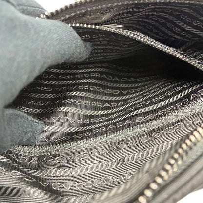 Prada Re-Nylon Sapphia Leather Belt Bag Black