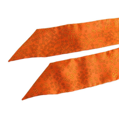 Hermes Twilly Alphabet Silk Orange