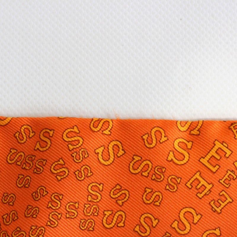Hermes Twilly Alphabet Silk Orange