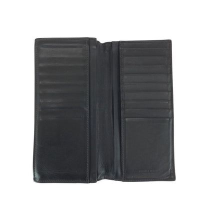 Bottega Veneta Intrecciato Brown Dark Leather Wallet