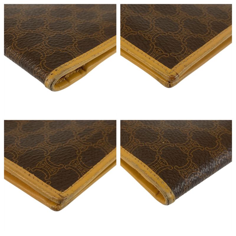 Celine Macadam Brown Wallet Billfold