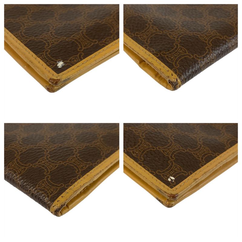 Celine Macadam Brown Wallet Billfold