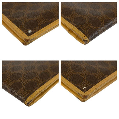 Celine Macadam Brown Wallet Billfold