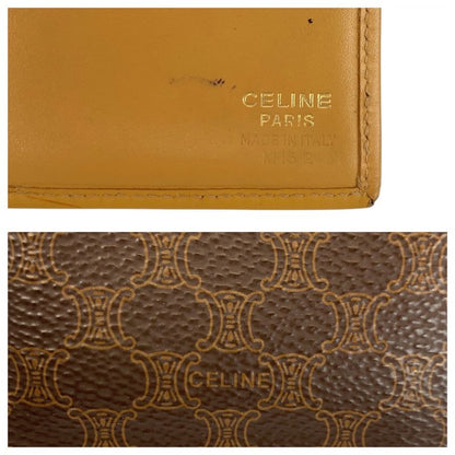 Celine Macadam Brown Wallet Billfold