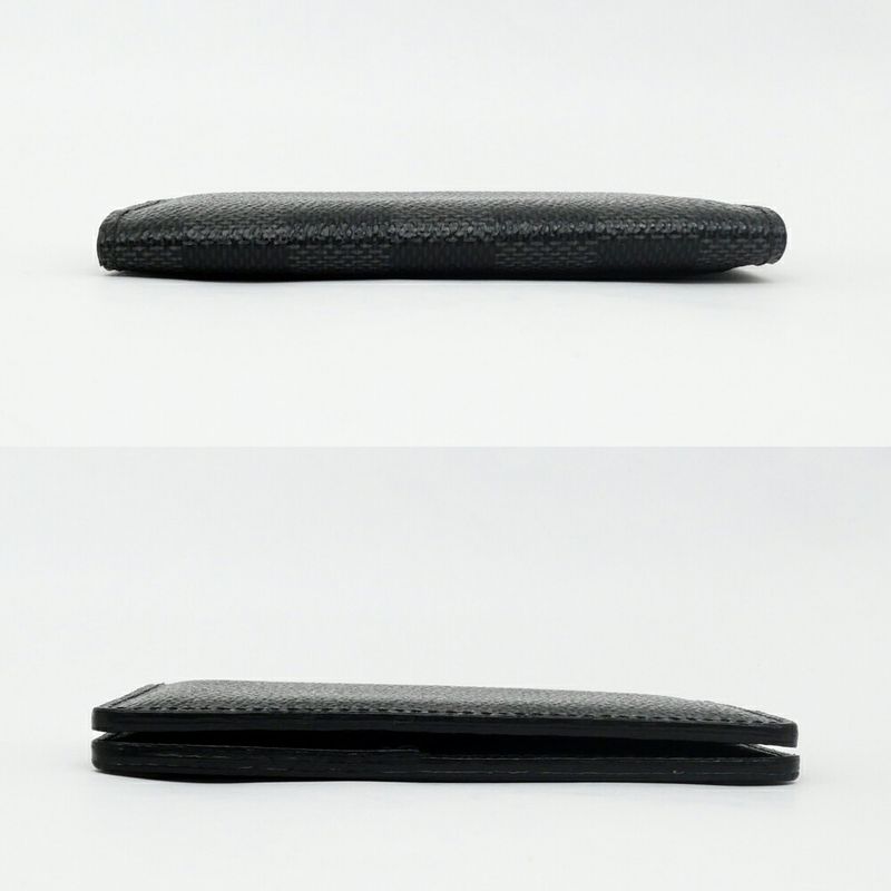 Louis Vuitton Card Case Organizer de Poche Damier Graphite Leather