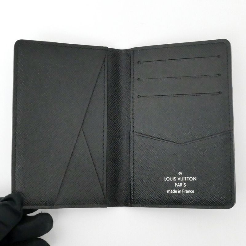 Louis Vuitton Card Case Organizer de Poche Damier Graphite Leather