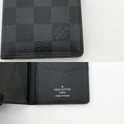 Louis Vuitton Card Case Organizer de Poche Damier Graphite Leather