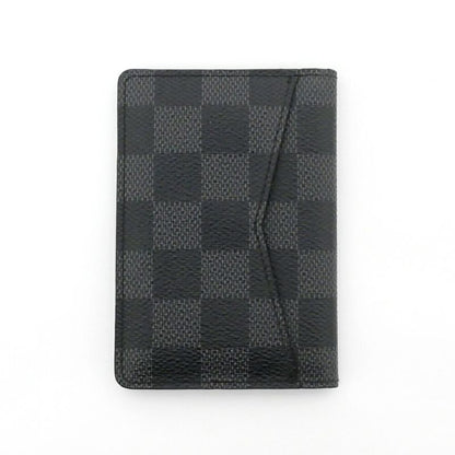 Louis Vuitton Card Case Organizer de Poche Damier Graphite Leather