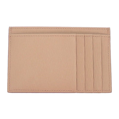 Prada Vitello Card Case Leather Cipria Gold
