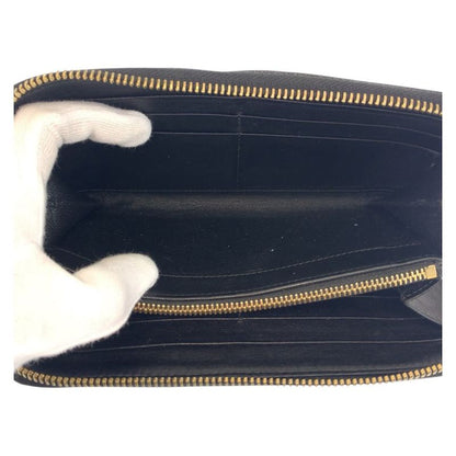Bvlgari Black Gold Leather FG Wallet