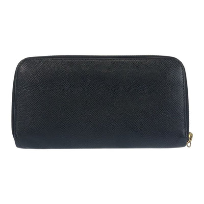 Bvlgari Black Gold Leather FG Wallet