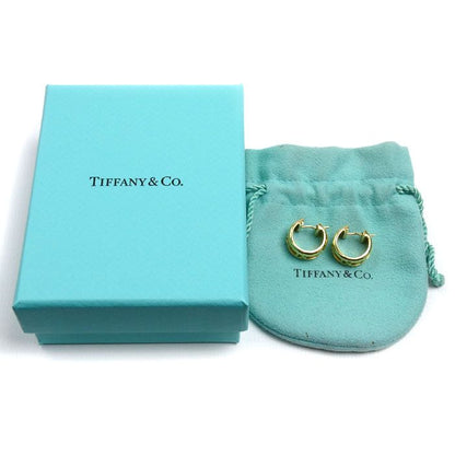 Tiffany & Co 18k Yellow Gold Atlas Hoop Earrings
