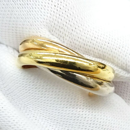 Cartier Trinity Earrings Small 18k Pink Gold WG YG 750 Pair