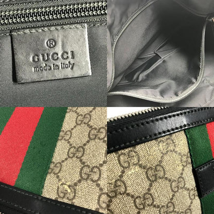 Gucci Shoulder Bag GG Supreme Canvas Beige