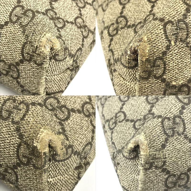 Gucci Shoulder Bag GG Supreme Canvas Beige
