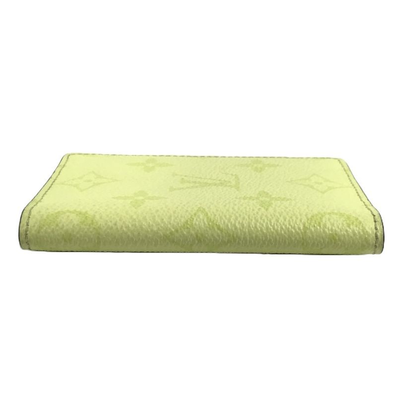 Louis Vuitton Card Case Organizer de Poche Taiga Leather Lemon Yellow