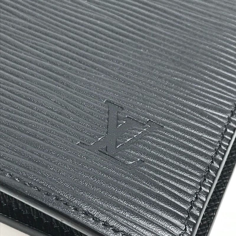 Louis Vuitton Wallet Portefeuille Brother Epi Leather Noir Black