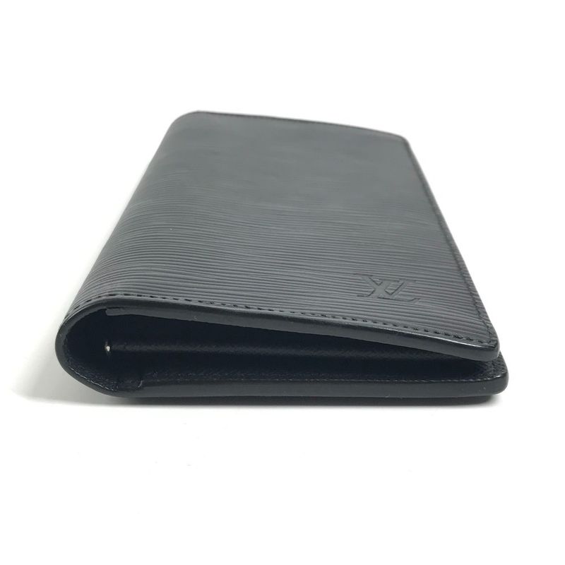 Louis Vuitton Wallet Portefeuille Brother Epi Leather Noir Black