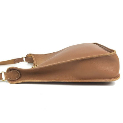 Hermes Shoulder Bag Vespa PM Leather Brown