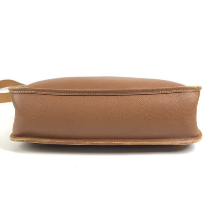Hermes Shoulder Bag Vespa PM Leather Brown