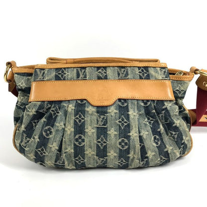 Louis Vuitton Shoulder Bag Porte Epol Reier MM Monogram Denim Canvas Blue