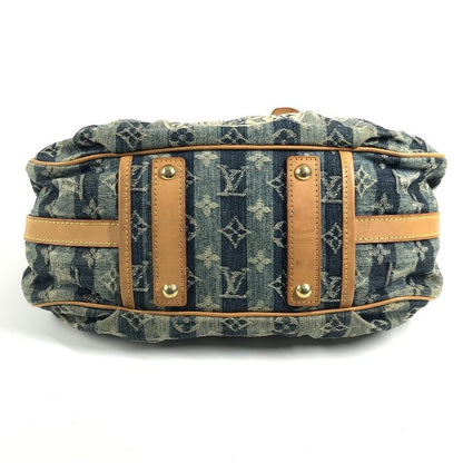 Louis Vuitton Shoulder Bag Porte Epol Reier MM Monogram Denim Canvas Blue