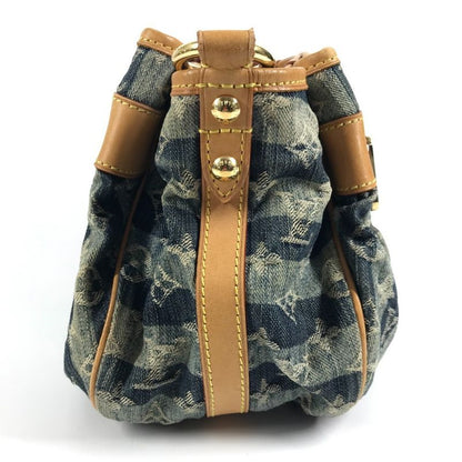 Louis Vuitton Shoulder Bag Porte Epol Reier MM Monogram Denim Canvas Blue