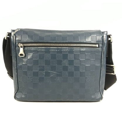 Louis Vuitton Shoulder Bag District PM Damier Infini Leather Orion Blue
