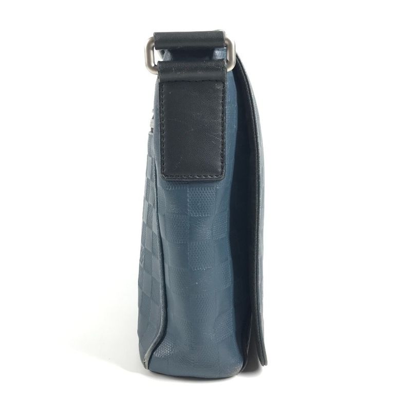 Louis Vuitton Shoulder Bag District PM Damier Infini Leather Orion Blue
