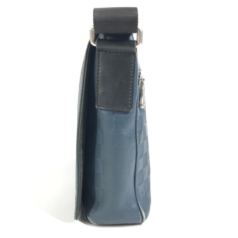 Louis Vuitton Shoulder Bag District PM Damier Infini Leather Orion Blue