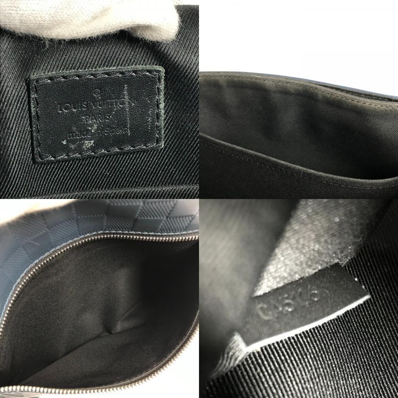 Louis Vuitton Shoulder Bag District PM Damier Infini Leather Orion Blue