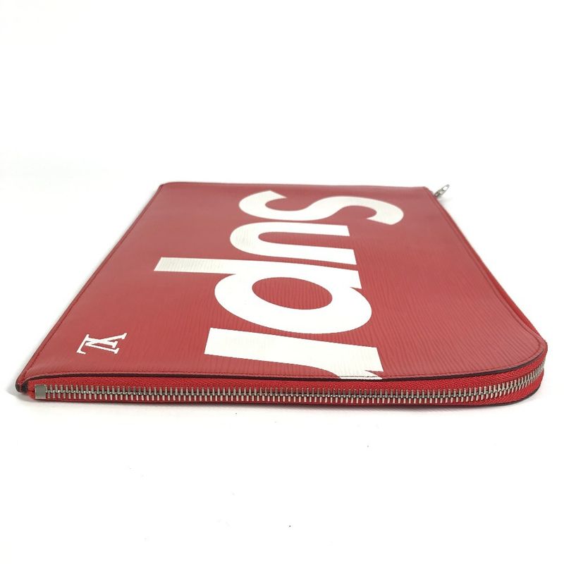 Louis Vuitton Clutch Pochette Jour GM Epi Leather Red