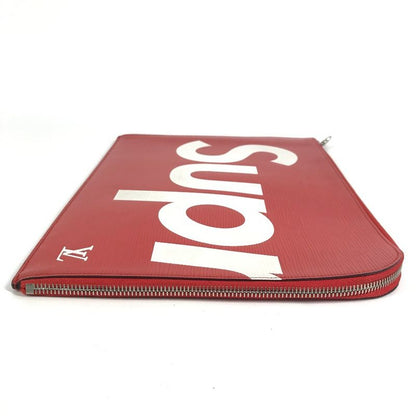 Louis Vuitton Clutch Pochette Jour GM Epi Leather Red