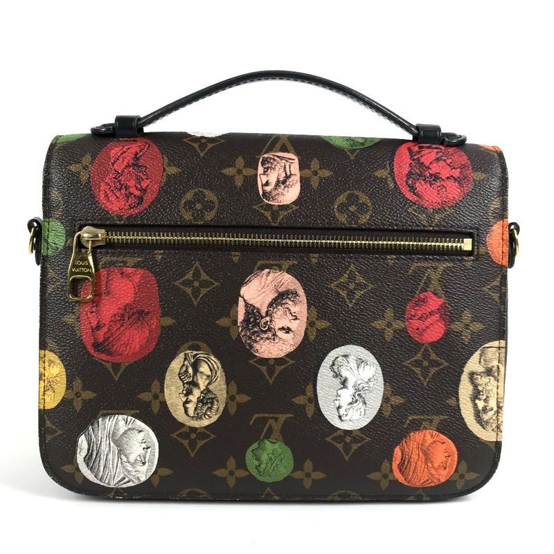Louis Vuitton Shoulder Bag Pochette Metis MM Monogram Canvas Brown
