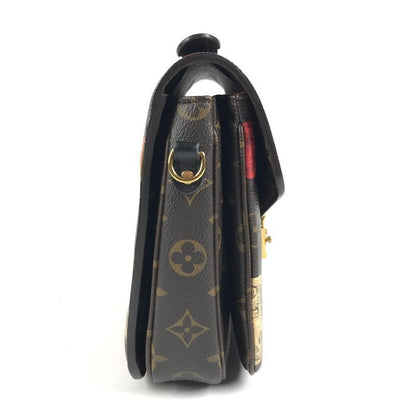 Louis Vuitton Shoulder Bag Pochette Metis MM Monogram Canvas Brown