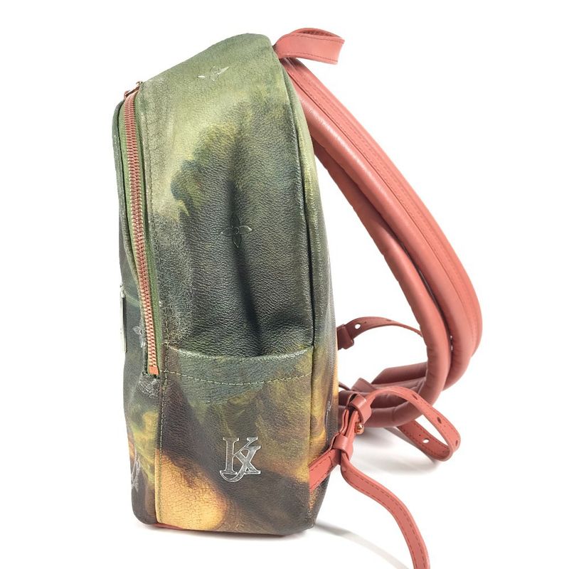 Louis Vuitton Sac Palm Spring Backpack Leather Khaki