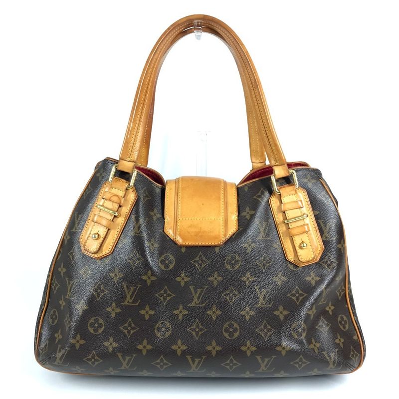 Louis Vuitton Shoulder Bag Greet Monogram Canvas Brown