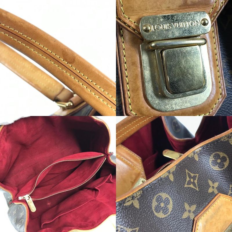 Louis Vuitton Shoulder Bag Greet Monogram Canvas Brown