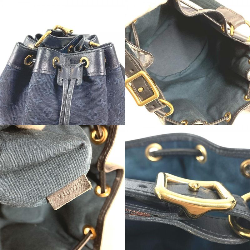 Louis Vuitton Shoulder Bag Noeri Monogram Mini Canvas Navy