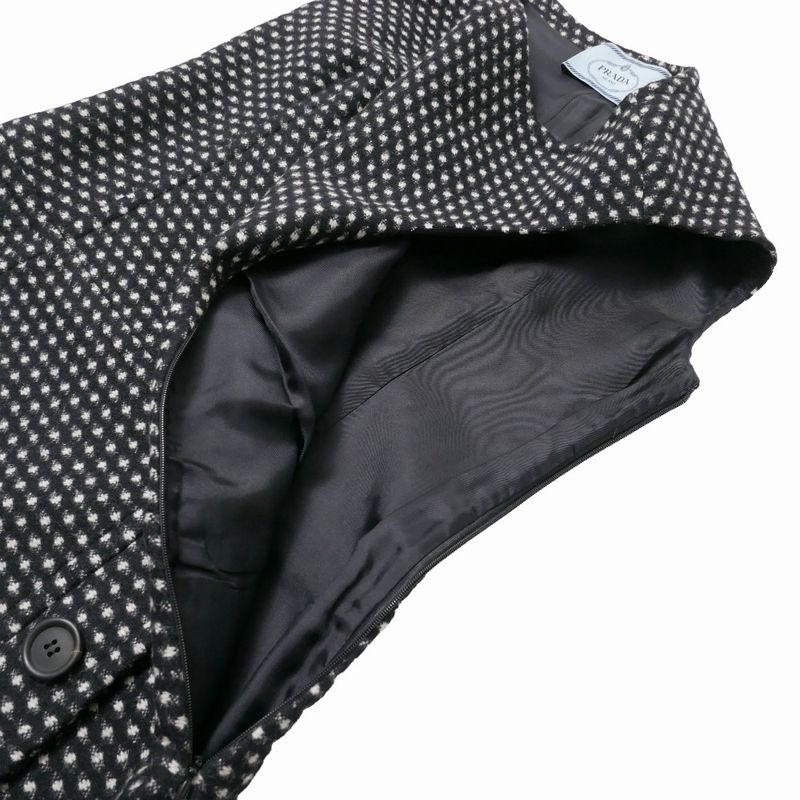 Prada Dress Sleeveless Tweed