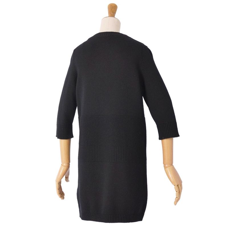 Hermes Dress Knit 3/4 Sleeve Cashmere Top les