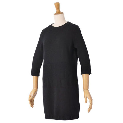 Hermes Dress Knit 3/4 Sleeve Cashmere Top les