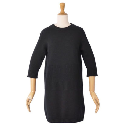 Hermes Dress Knit 3/4 Sleeve Cashmere Top les