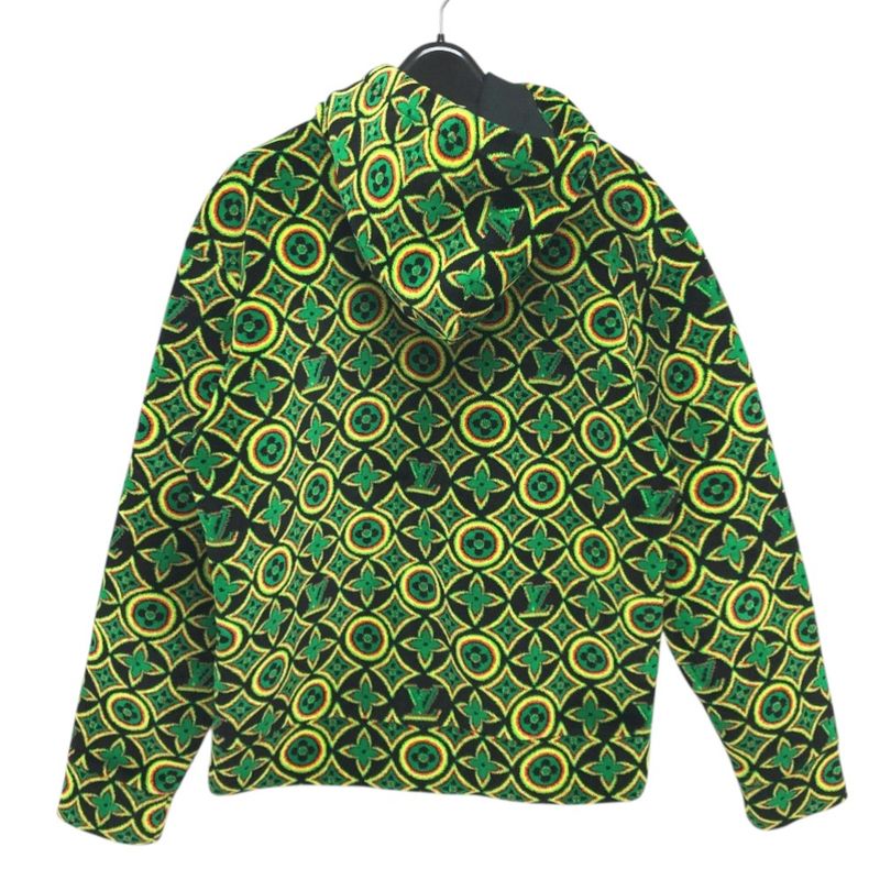 Louis Vuitton Jacket Monogram Flower Zip Sle Cotton Multicolor
