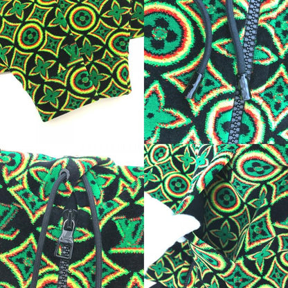 Louis Vuitton Jacket Monogram Flower Zip Sle Cotton Multicolor