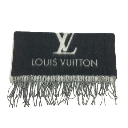 Louis Vuitton Scarf Monogram Reykjavik Cashmere Black