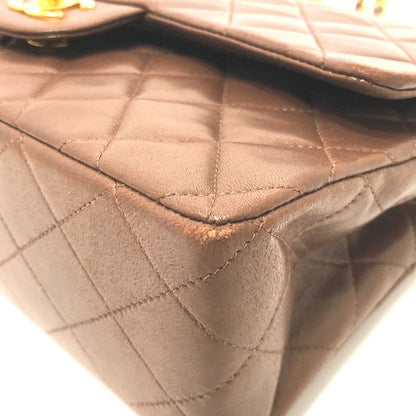 Chanel Shoulder Bag Quilted 25 Lambskin Brown
